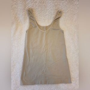 NWOT- J Crew Beige Spanx Under Tank Top - Size Small